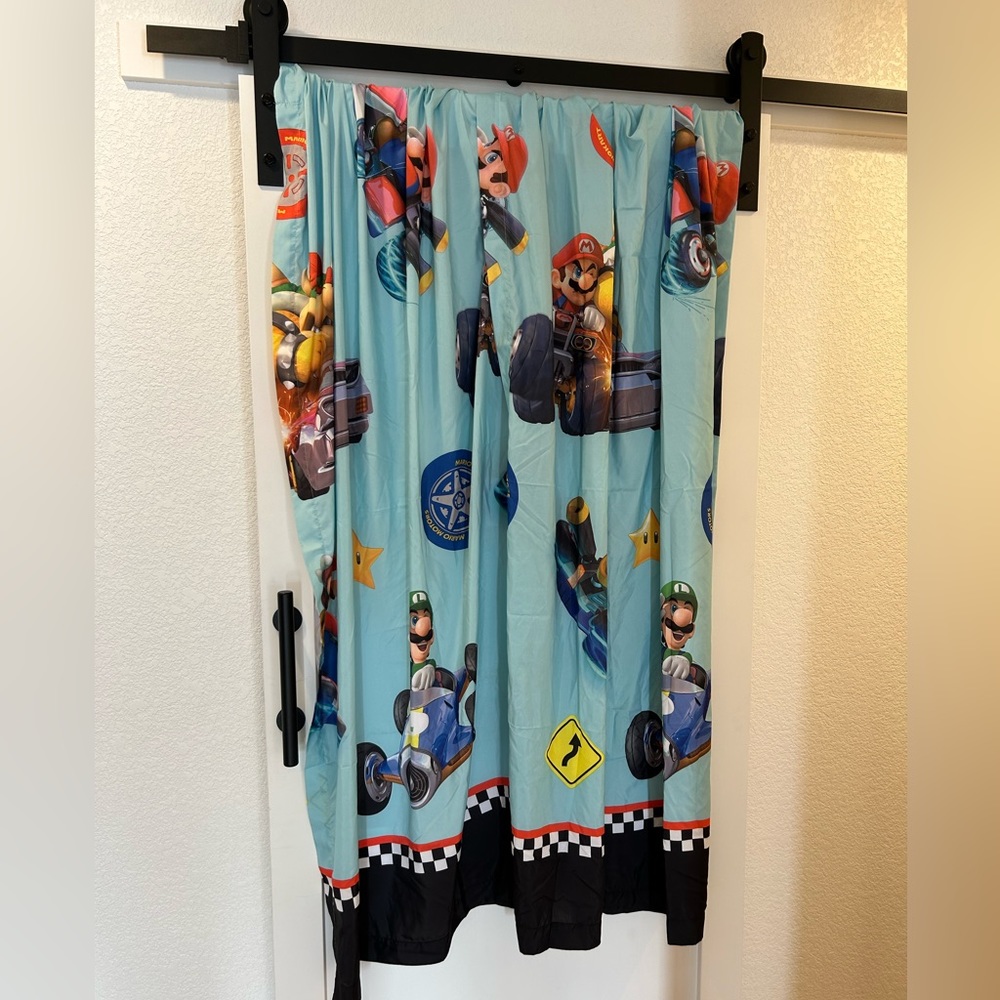 Nintendo Mario Curtains and Wall Decals
